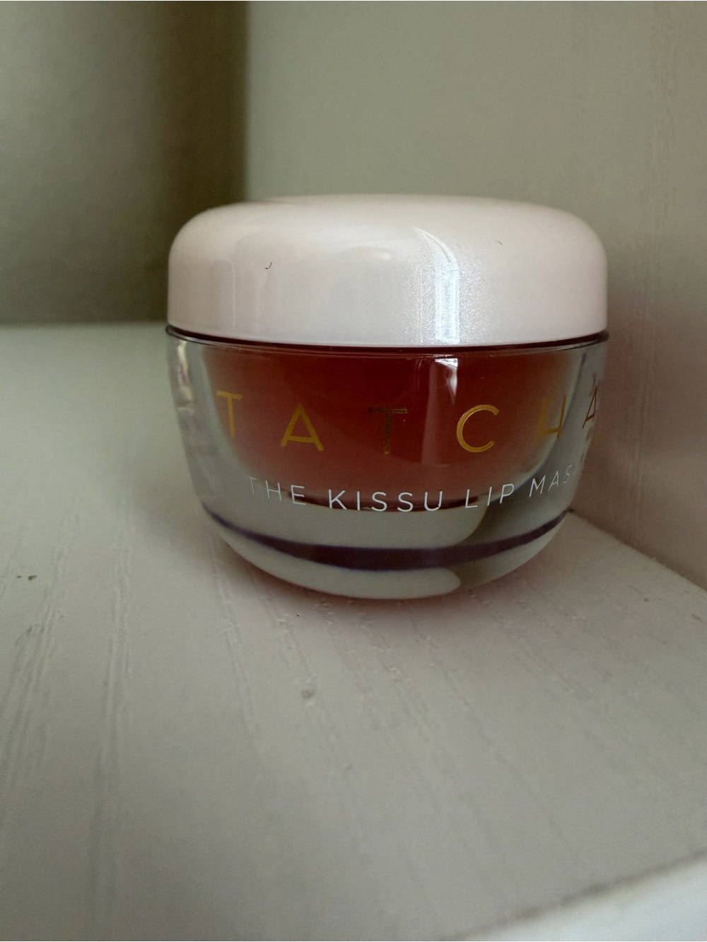 Tatcha Kissu Lip Mask Jar in Glossy Rose
